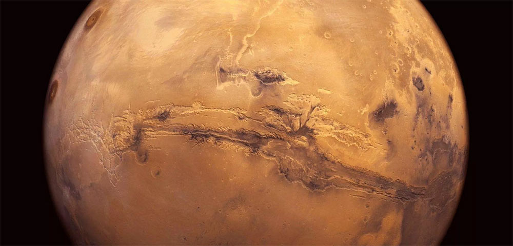 Долина Маринер - громадная марсианская сеть долин