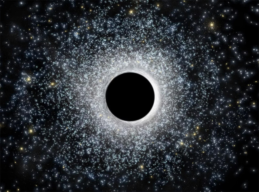Черная дыра - возможное «сердце» галактик с активными галактическими ядрами (АГЯ).
