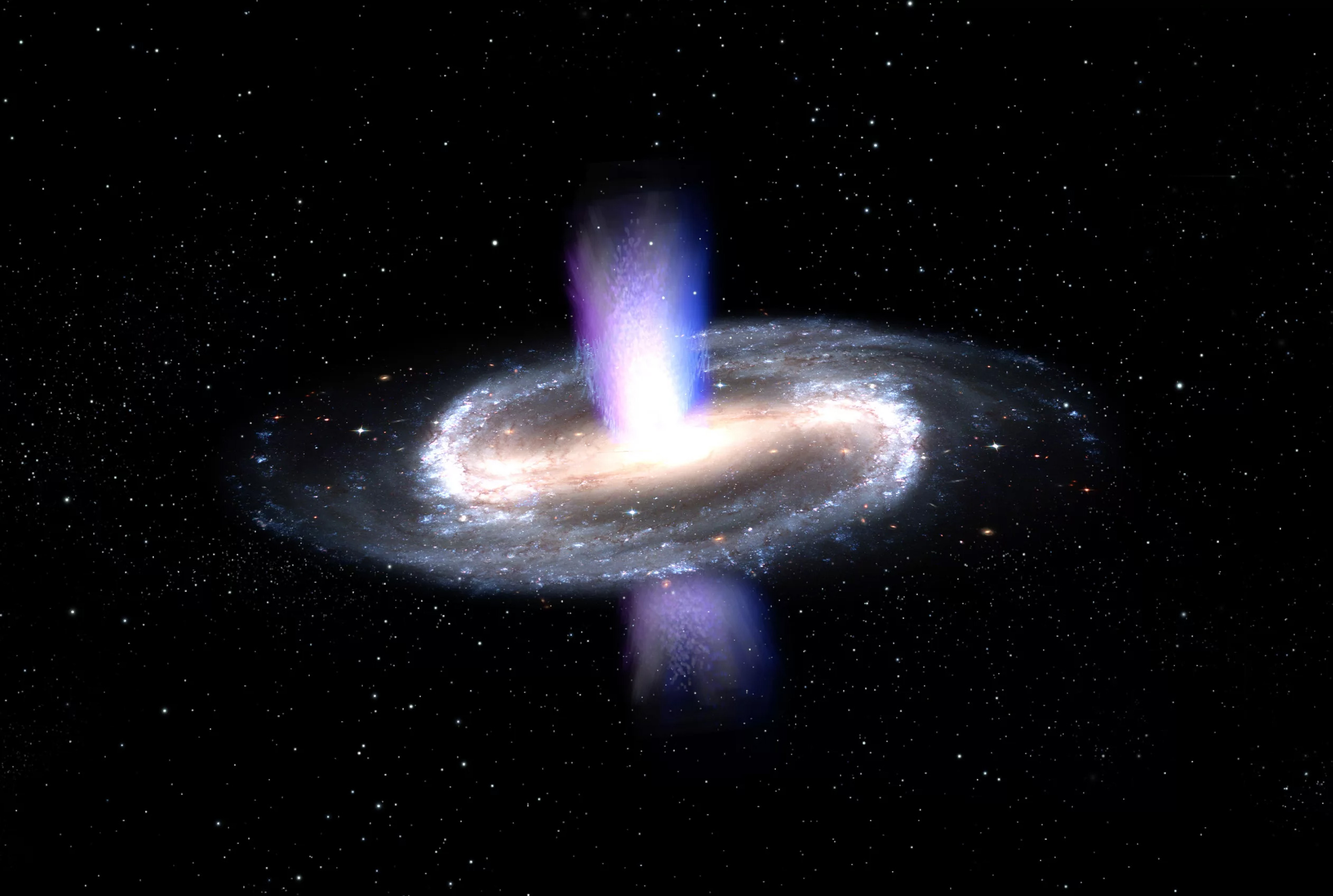Галактика Сейферта, как это выглядит в инфракрасном диапазоне