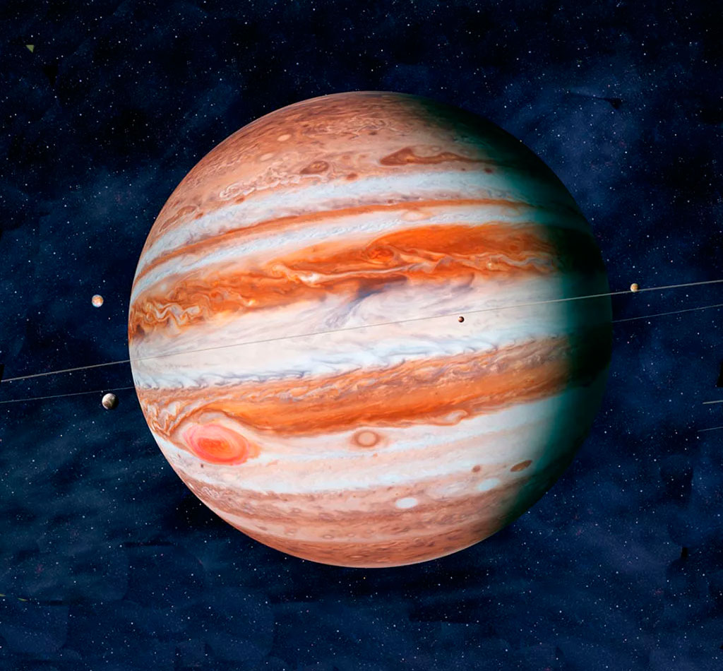 Как выглядит юпитер фото из космоса
